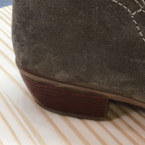 Diba Boots Womens 10 Casual Side Zip Ankle Bootie Brown Suede Comfort Low Heels - Picture 5 of 24