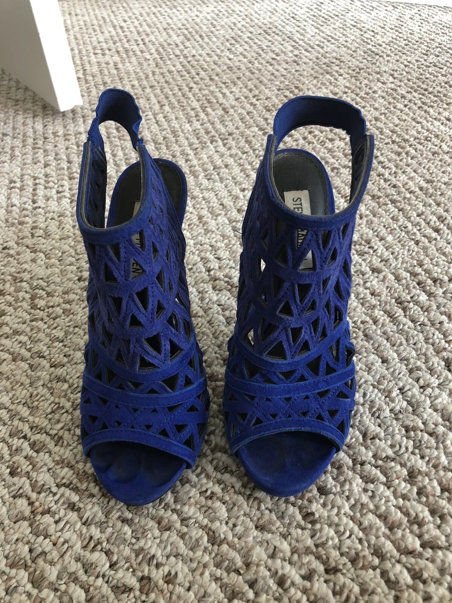 Steve Madden Royal Blue Shoes High Heels Womens Size 6 | eBay