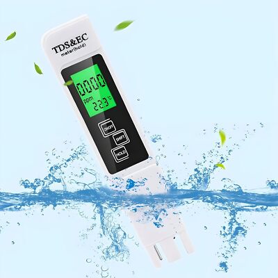 4in1 TDS PPM Meter Digital Tester Home Drinking Water Quality Purity Test Tester