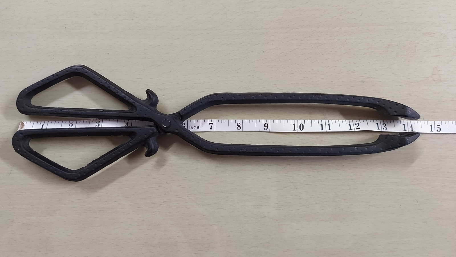 Black Cast Iron Log/Coal Tongs, Length 14 Inches, CG T12 eBay