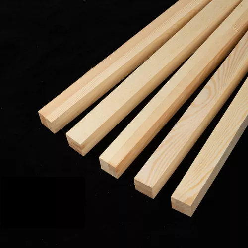 Barra de barra cuadrada de madera de pino de 5 mm - 25 mm modelo hágalo usted mismo artesanía hecha a mano 330 mm - Imagen 3 de 14