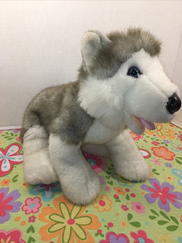 VGUC-18” SIBERIAN HUSKY Wolf retired BUILD A BEAR workshop puppy PLUSH