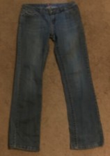 Nine West Women's Jeans Missy Size 8 Blue Denim Mid Rise Date Night Fit Straight