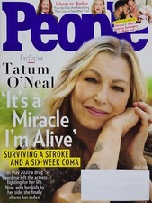 TATUM O'NEAL July 2023 PEOPLE Magazine JOHNNY DEPP vs AMBER HEARD / +++