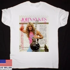 John Sykes Guitar Wizard Tribute T Shirt Full Size S-5XL