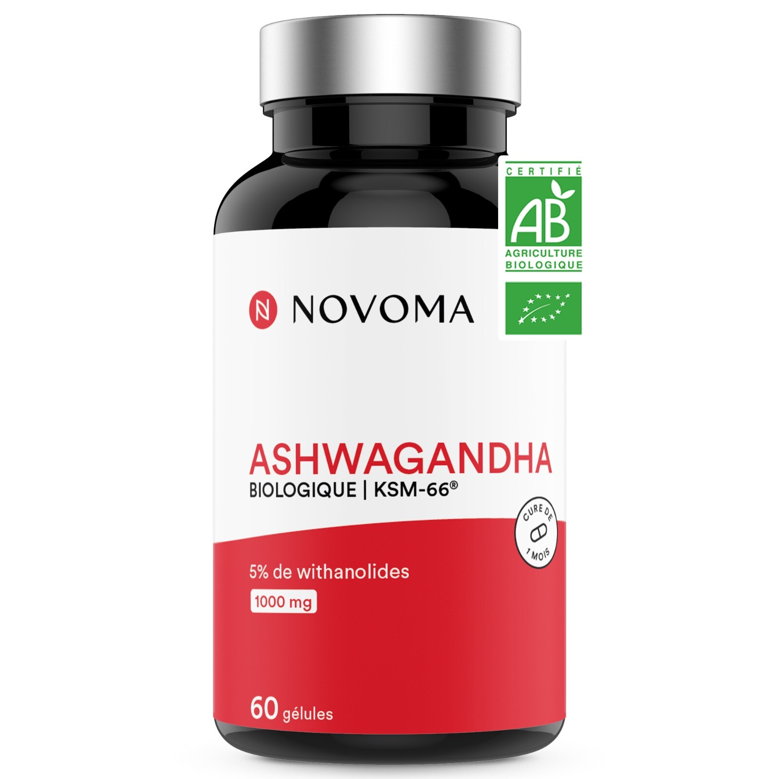 Ashwagandha Bio KSM-66 réduit le stress et améliore le sommeil réparateur