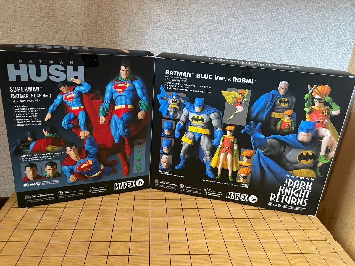 MAFEX Superman Hush & Batman BLUE Ver. & Robin Action MAFEX Superman Hush & Batman BLUE Ver. & Robin Action
