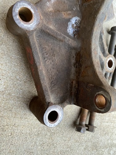 Jeep Wrangler YJ 87-95 Factory Power Steering Box Mount Bracket Support (010) - Picture 2 of 12