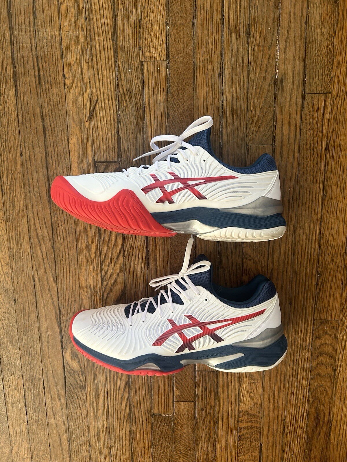 Asics Court FF 2 (Novak) 2 - White/Mako Blue - Men's Size 12 Tennis