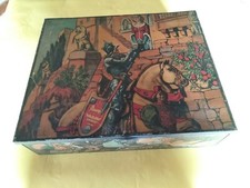 Vecchia scatola latta  VENCHI UNICA TALMONE Fantasia TORINO collezione