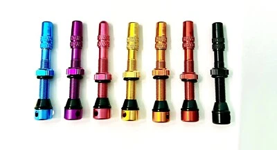 Tubeless Presta Valve Stem 40mm MTB Road Gravel Tire - Custom 3 hole design