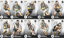 2021 SELECT FOOTY STARS COLLINGWOOD SET INCLUDES SCOTT PENDLEBURY CARD