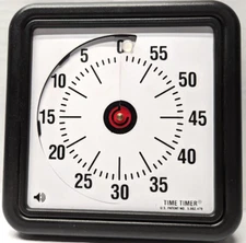 TIME TIMER 60 Minute Time Management Desk Countdown Clock