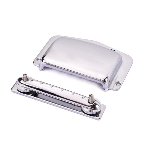 Alloy Vintage Teisco Tune O Matic Electric Guitar Fixed Bridge Tailpiece Parts