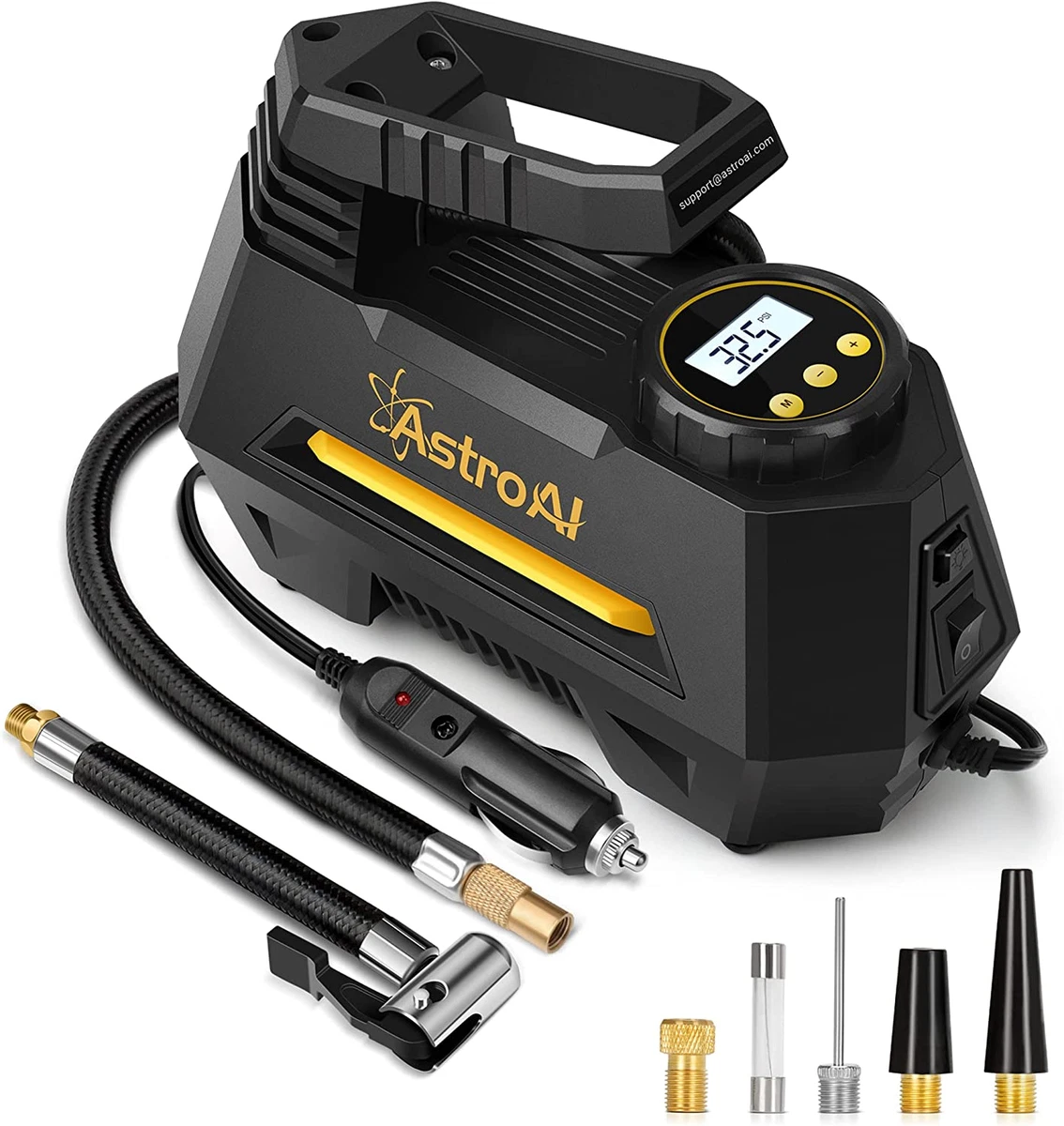 Tire Inflator Portable Air Compressor Pump for Car Tires 12V DC