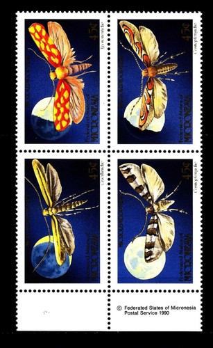 MIKRONESIEN - 1990 - Fauna. Schmetterlinge