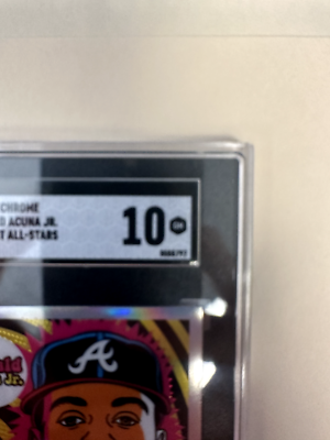 2023 Topps Chrome RONALD ACUNA JR Ultra Violet All Stars #UV-4 SGC