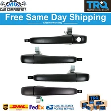 TRQ Front Rear Outside Exterior Door Handle Set of 4 For 2005-10 Chrysler Dodge