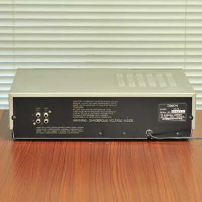 DENON DR-F6 Cassette Tape Deck Vintage Audio Tested Working From