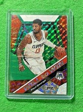 PAUL GEORGE MOSAIC GREEN PRIZM CARD CLIPPERS 2019-20 Panini Mosaic WILL TO WIN 