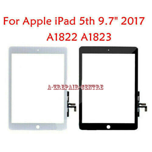 For iPad 5th Gen 2017 Ver.A1822 A1823 Touch Screen Digitizer Replace Black/W Lot - Picture 1 of 11