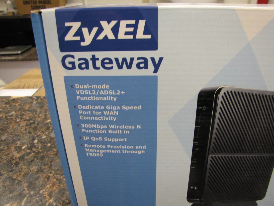 ZyXEL VSG1432-B101 802.11n Wireless VDSL2 4-port Gateway - NEW in box - QTY - Image 3 of 4