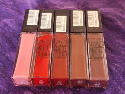 Maybelline Color Sensational Vivid Matte Liquid Lipstick Pigment Shade Choice