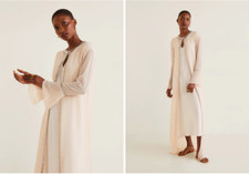 MANGO ZARA GROUP SEQUINNED EMBROIDERED KAFTAN KIMONO JACKET REF. 43067747-ELENA