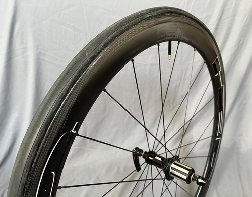 HED Carbon Wheelset 700c Tubular 130/100mm 9mm QR Rim 11 Speed Bladed - Picture 7 of 16