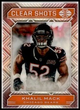 2020 Panini Illusions #6 Khalil Mack Clear Shots Orange