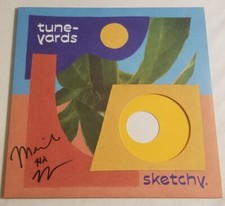 Tune Yards Autographed Sketchy Blue Vinyl LP Tune Yards Autographed Sketchy Blue Vinyl LP