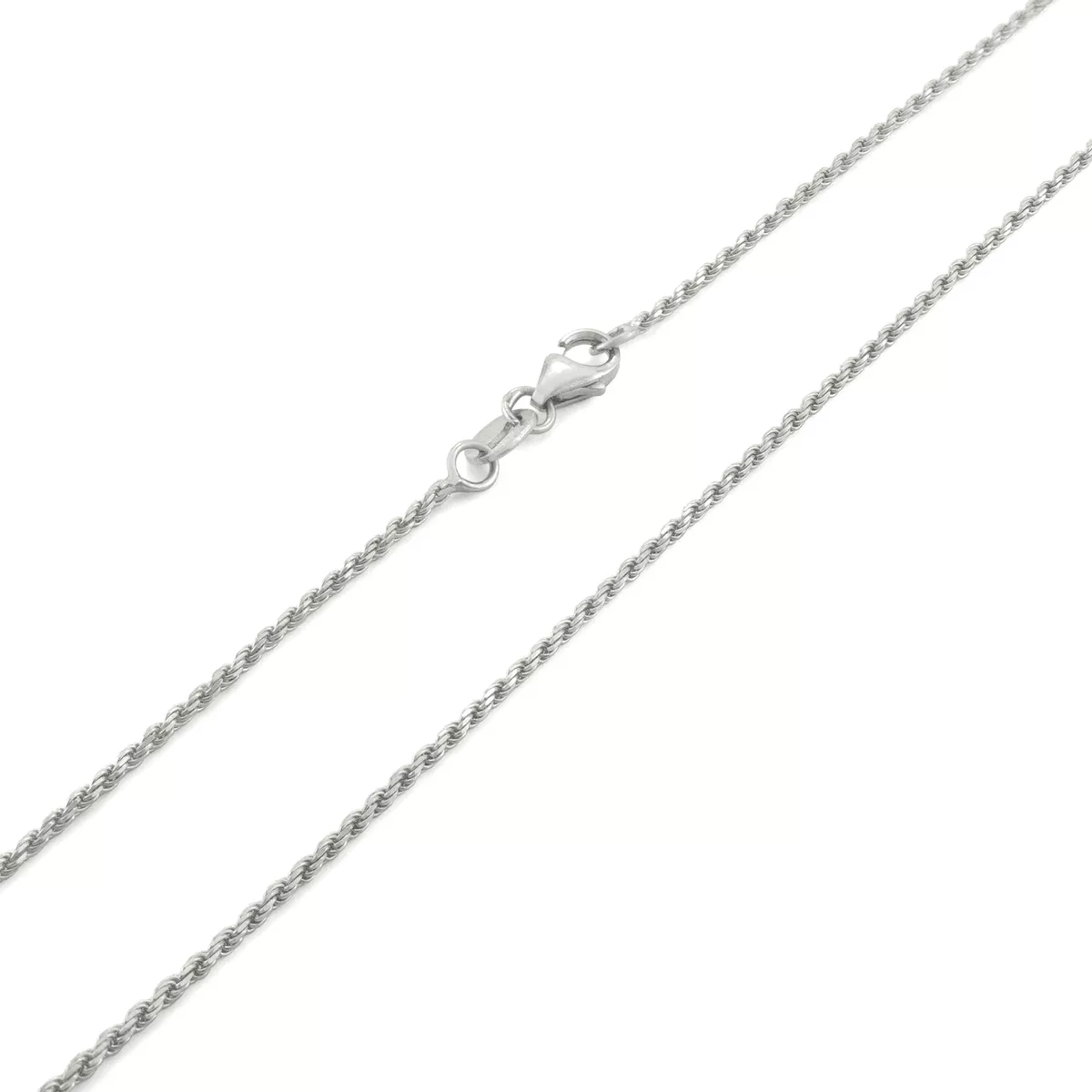Strong white gold chain clearance