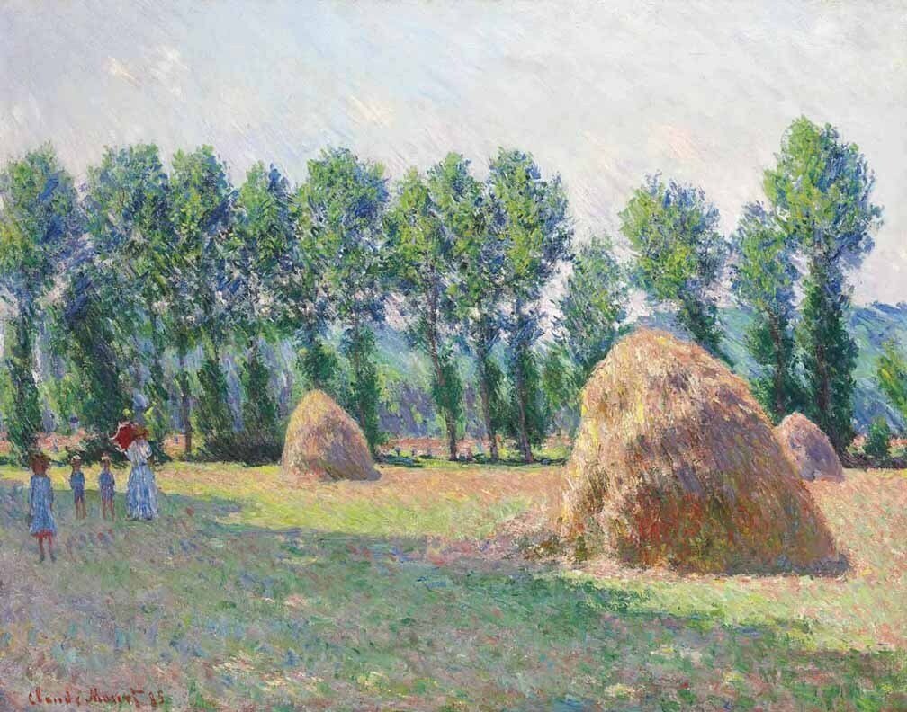 Claude Monet Haystacks Giverny Canvas Print 16 x 20 #4265 | eBay