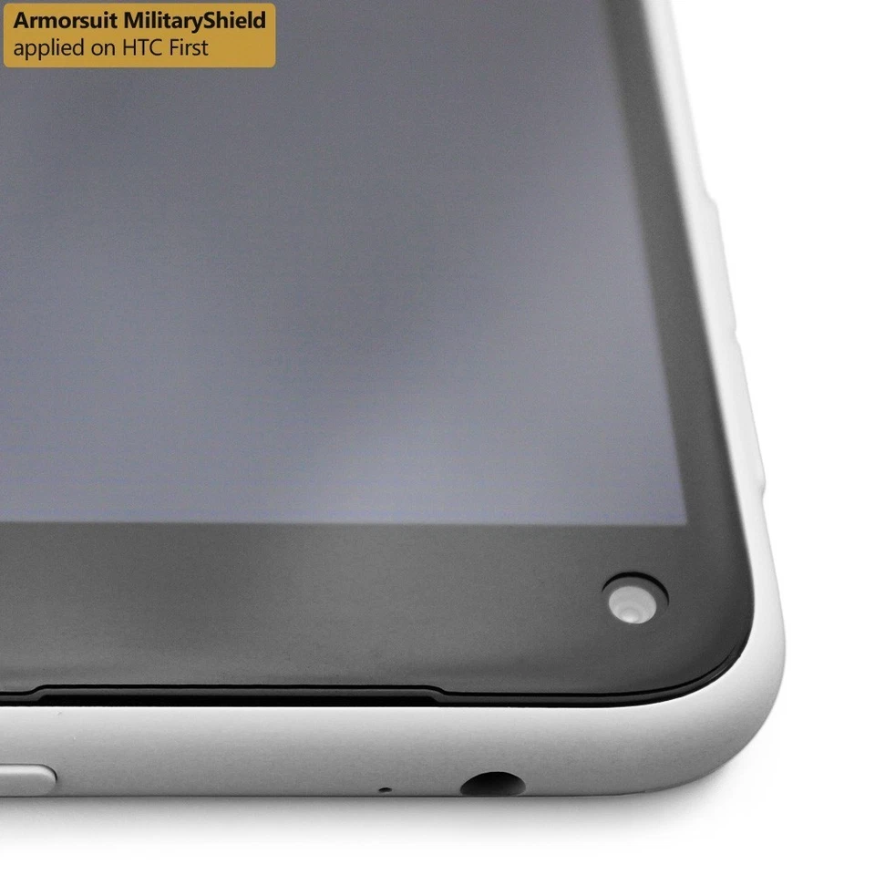 [Paquete de 2] Protector de pantalla de película transparente ArmorSuit MilitaryShield HTC First HD Foto 3 de 4