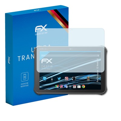 atFoliX 2x Displayschutzfolie für Scorpion 12 Android Schutzfolie klar Folie