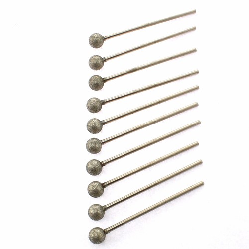 10 Stck. Diamantschleifkronen 10 mm 3/8 Zoll kugelförmig Schnitzgrate Werkzeuge für Stein - Bild 4 von 12