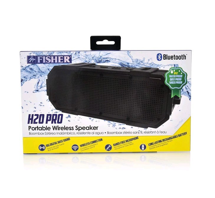 fisher waterproof speaker