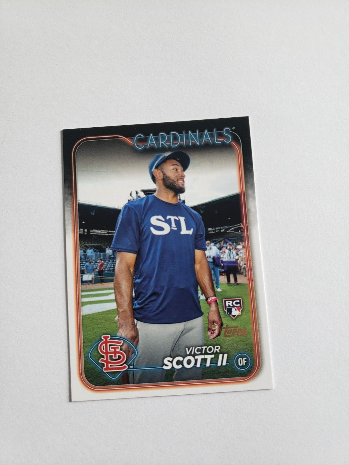 Victor Scott II Rookie SSP 2024 Topps Update GOLDEN MIRROR CARDINALS RC #US2