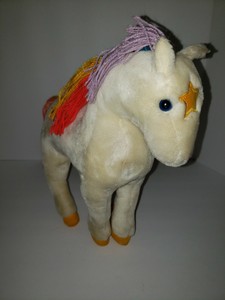 Vintage 1983 Rainbow Brite Starlite Plush Toy Pony Horse Unicorn Mattel Hallmark Ebay