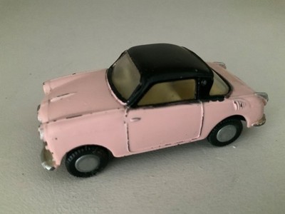 Spot On Triang Goggomobil super sehr selten pink & schwarz