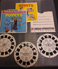 VIEW MASTER REELS - B 516 "POPEYE" - USED CONDITION - GAF 1962
