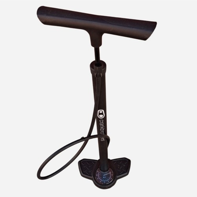 #ad Crankbrothers black bicycle floor pump with pressure gauge $24.00