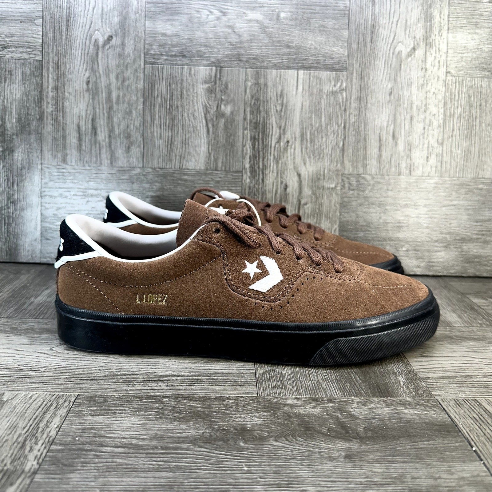 Converse Louie Lopez Pro Suede Skate Shoes Women's 8.5 Brown Black