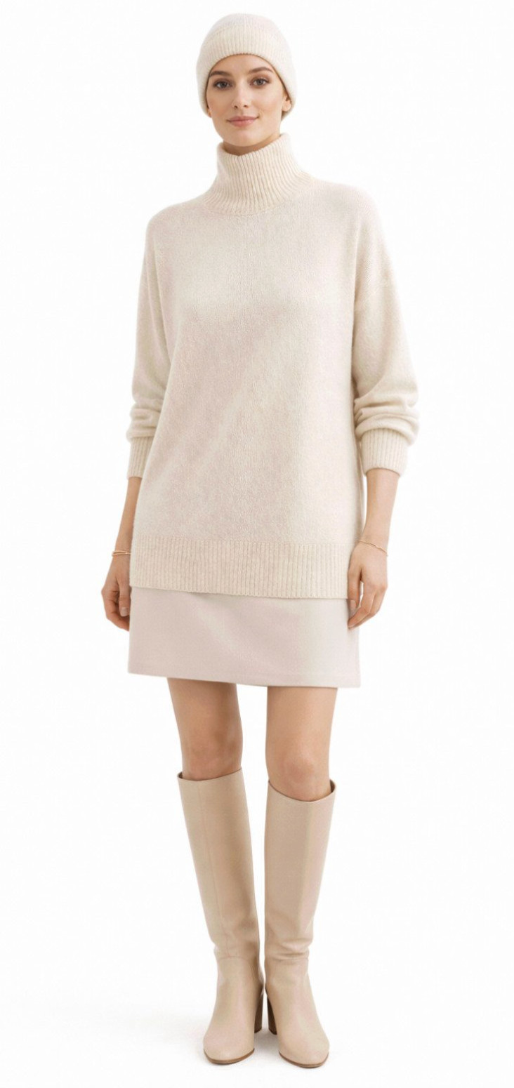 Polo Ralph Lauren Cashmere Wool Turtleneck Knit Sweater Jumper Pullover L