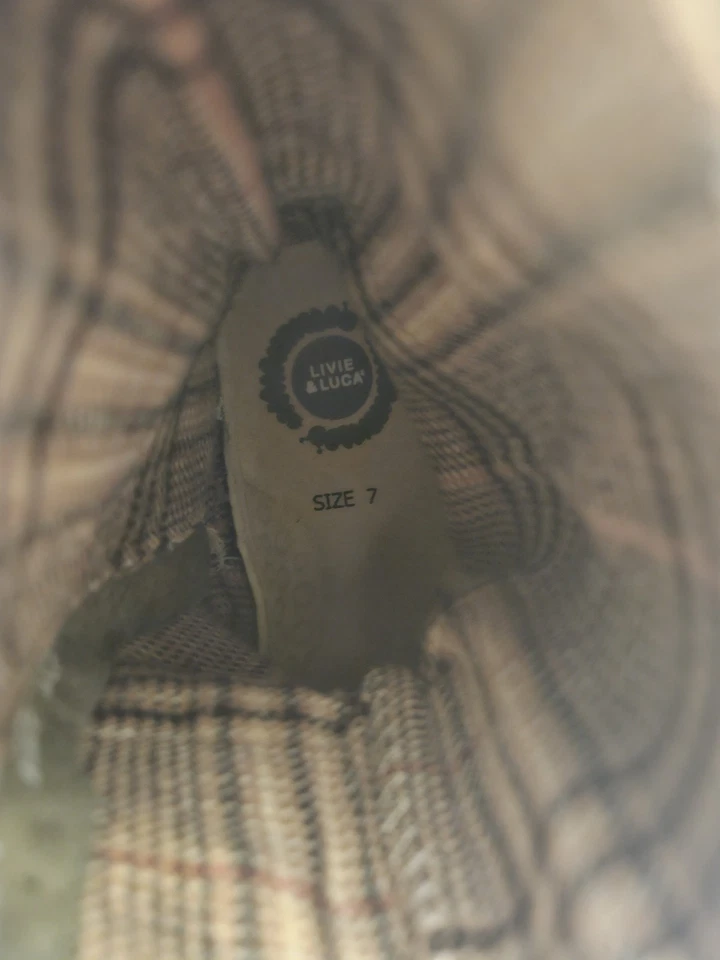 Usado en Excelente Condición Niñas Zapatos Botas Livie & Luca Stitcher Verde Oliva Niño Pequeño 7 Foto 3 de 4