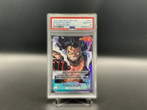 Monkey D.Luffy A Fist of Divine Speed OP-11 #040 Alt Art PSA 10 One Piece