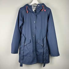 Helly Hansen Women s Kirkwall II Navy Blue Raincoat Medium