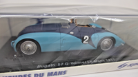 "Spark 1:43 - Bugatti 57 G \"Winner Le Mans 1937 - #2 - J-P. Wimille / R. Benoist\""