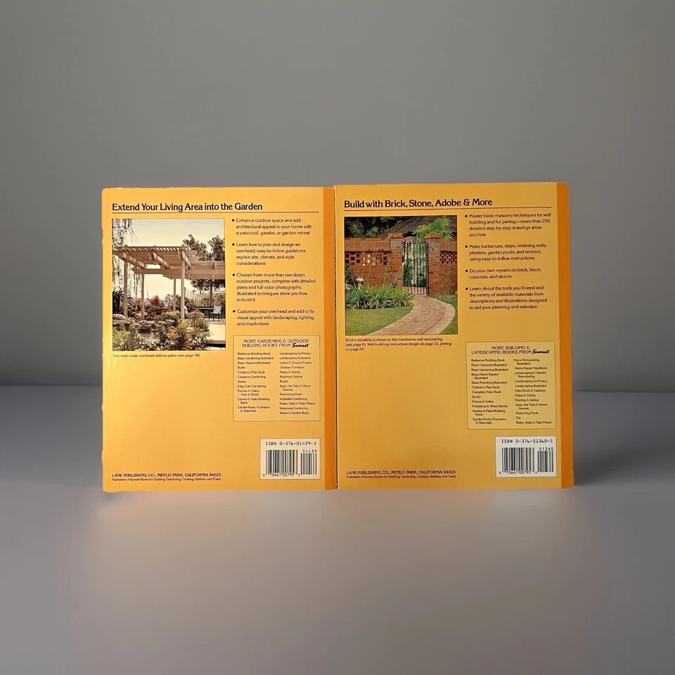 Lot of 4 Sunset Books on Home & Outdoor DIY – Spas, Decks, Masonry, Gazebos - Image 4 of 4