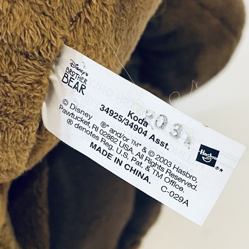 Brother Bear "Koda" Talking Plush (Hasbro, 2003) Tested Works - Picture 6 of 7